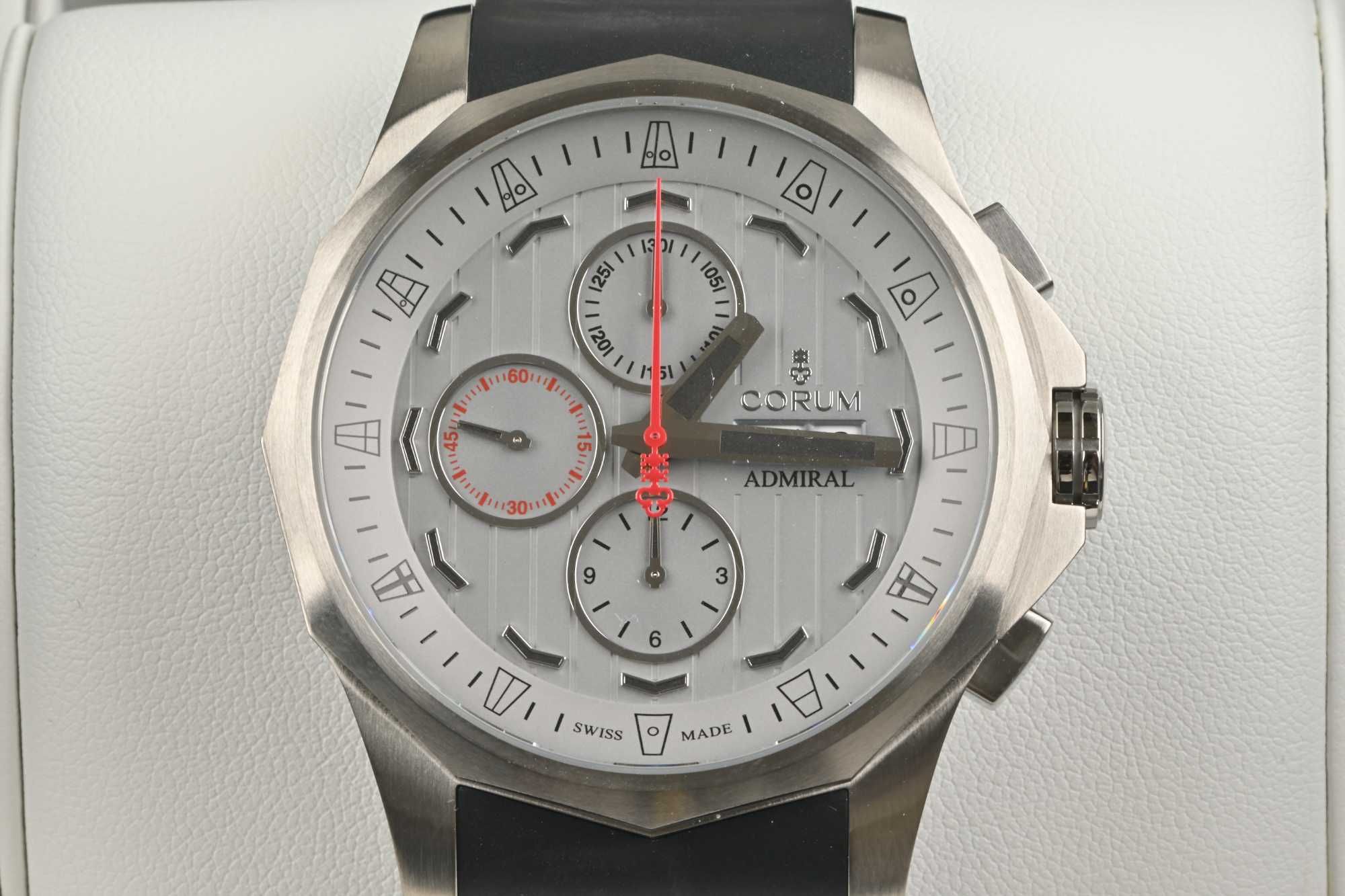 НОВ CORUM Admirals Cup Legend Titanium Chronograph Automatic 47мм