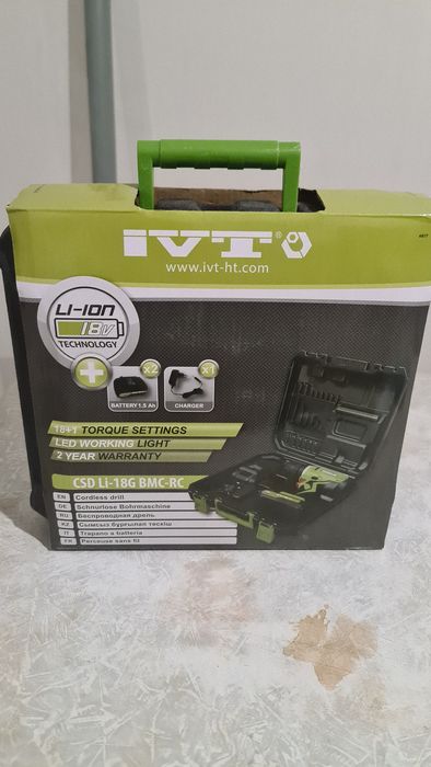 Продам Шуруповёрт IVT CSD Li-18G BMC-RC