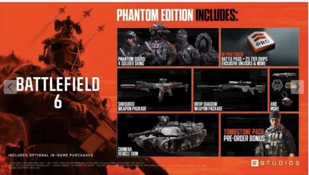 BATTLEFIELD 6 - Phantom PREORDER EDITION (cod digital)