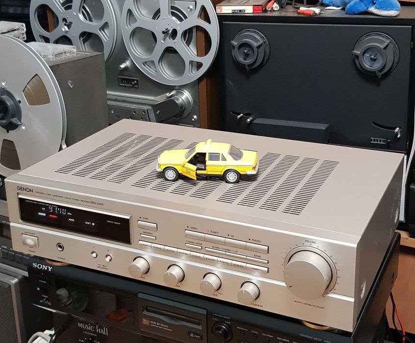 Amplificator Audio Statie Stereo Vintage DENON DRA355R SILVER