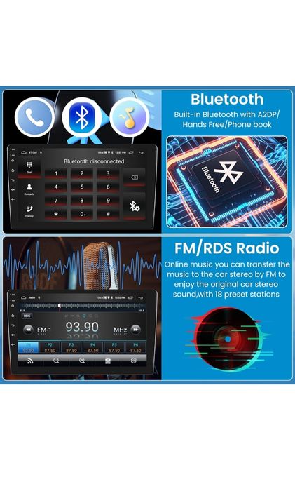 Navigație Android 2G + 64G ,2 DIN ,VW Polo
