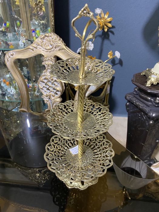 Etajera bronz/centru masa