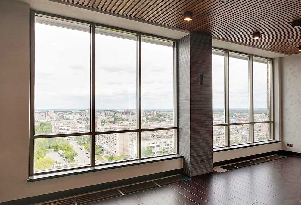 тонировка перегородка офисная пластиковая  витраж стеклопакет тамбур