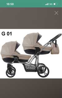 Бебешка количка за близнаци 3в 1