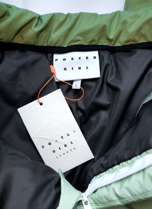 Светлоотразителен ски панталон Poster girl в зелено сив цвят