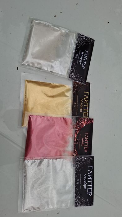 Продам глитер под золото, серебро, медь