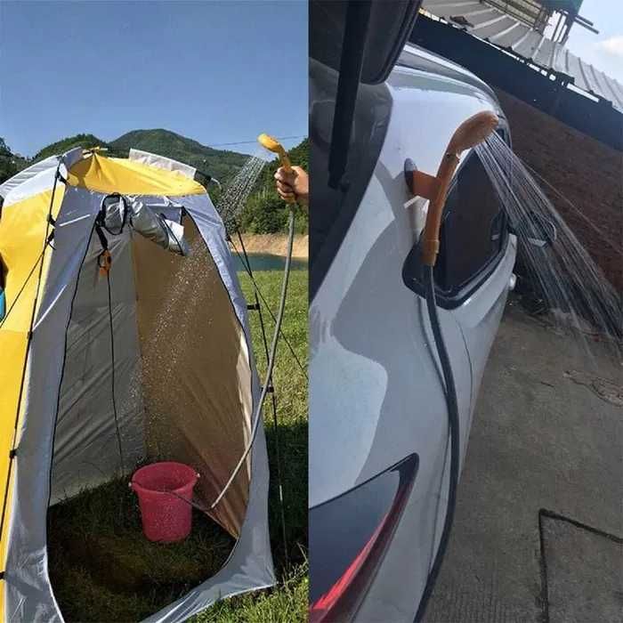 Dus Camping cu pompa de apa  pentru Voiaj 12V