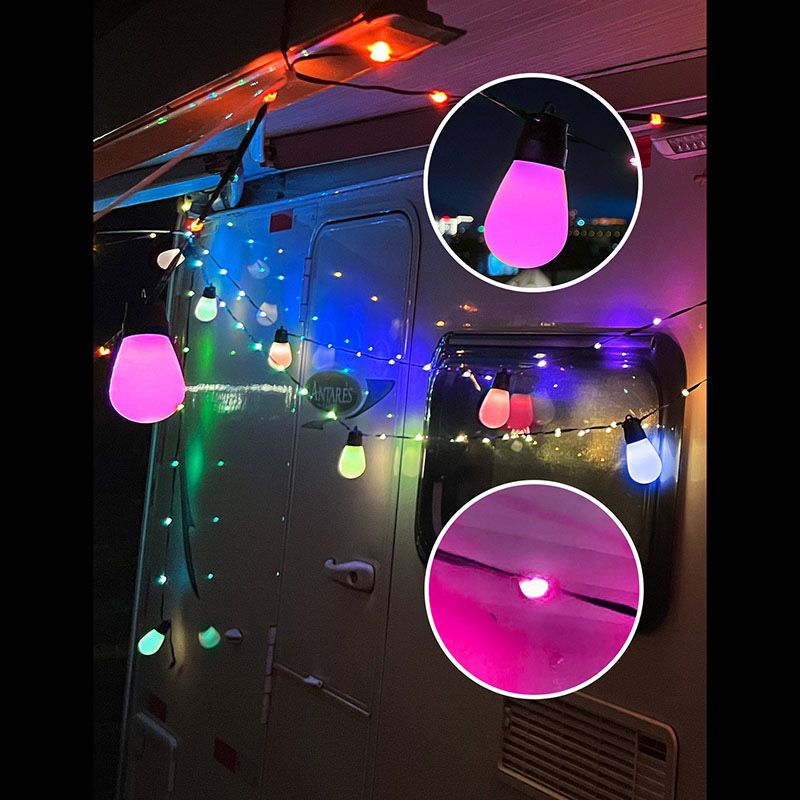 Страхотни нови смарт лампи съчетание от 84 светодиода и 15 RGB крушки
