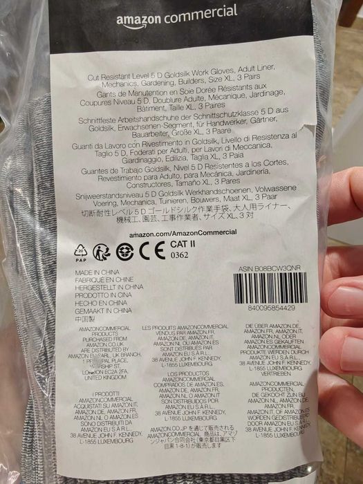 Manusi rigips anti taiere XL pachet de câte 3 perechi