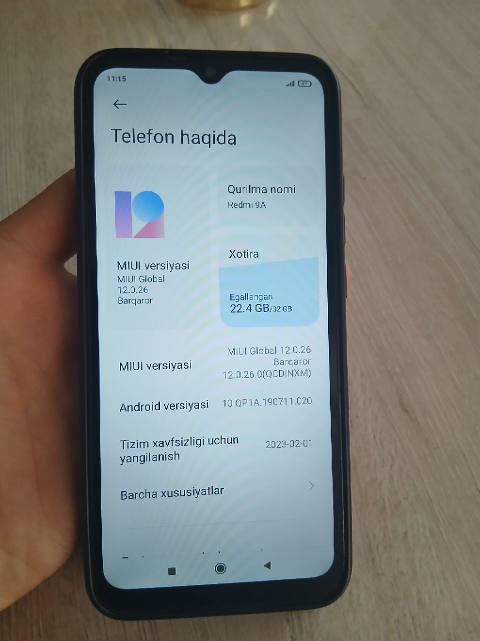 Xiaomi Redmi 9 A
