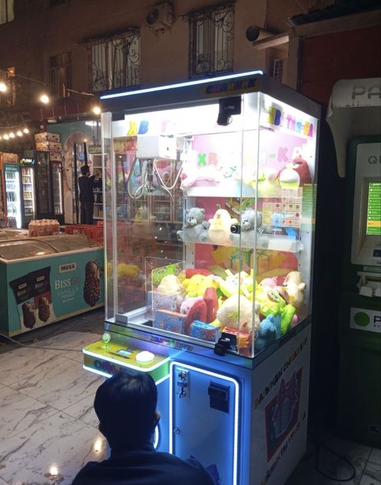Xvatayka oyinchoq aparat kran aparat 24/7