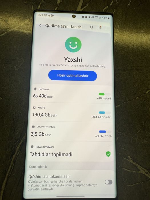 Samsung note 20 ultra 5g Abmen