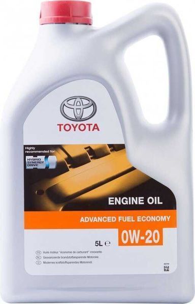 Масло за автомобили Toyota advanced fuel economy extra 0W-20, 5L