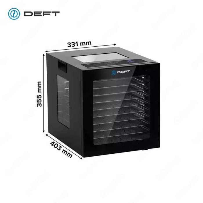 Сушилка для овощей и фруктов 8 поддонов DEFT DTFD-1008B sushilka