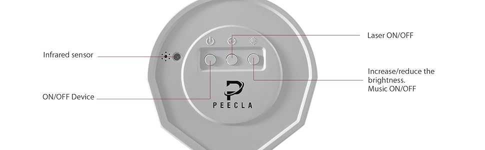 Проектор звездна галактика с Bluetooth високоговорител Peecla Galaxy