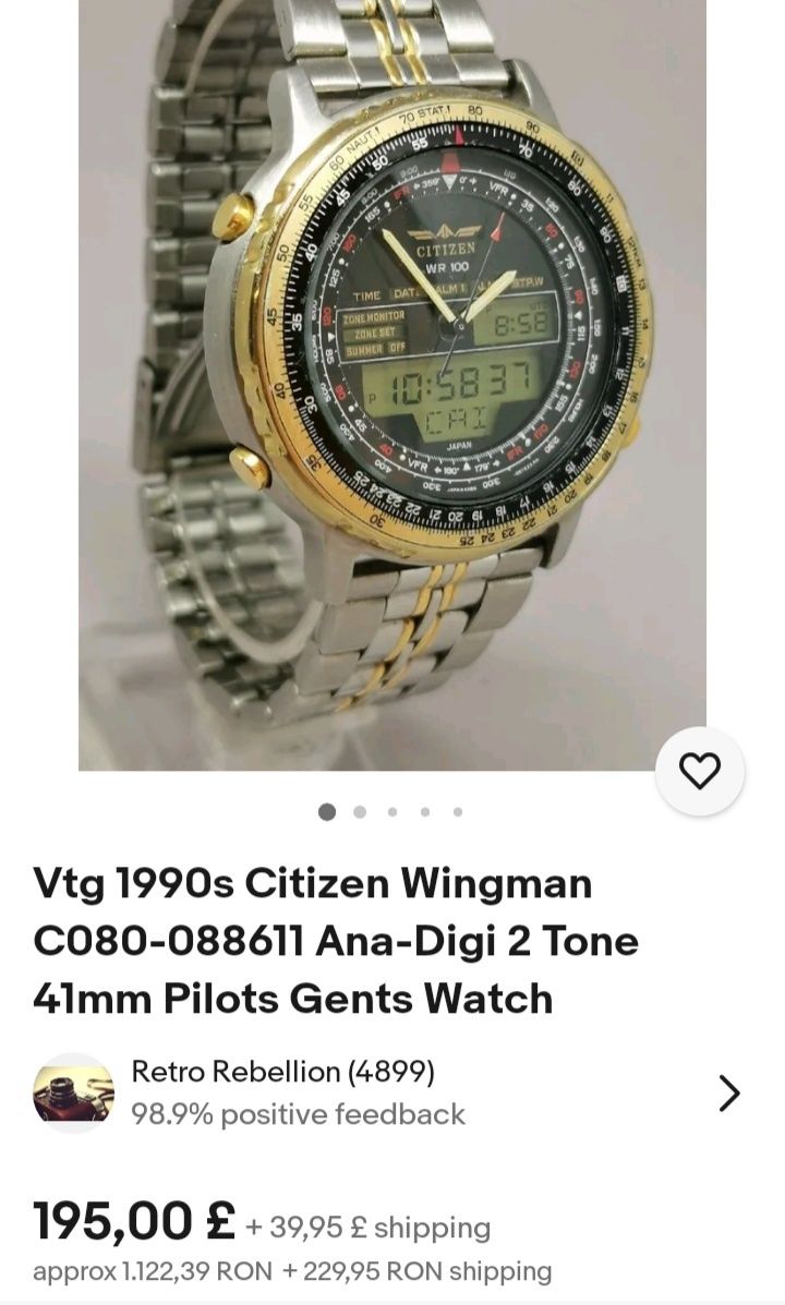 Ceas Bărbătesc Citizen Wingman C080-088611