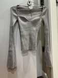 Блуза с блестящ ефект H&M