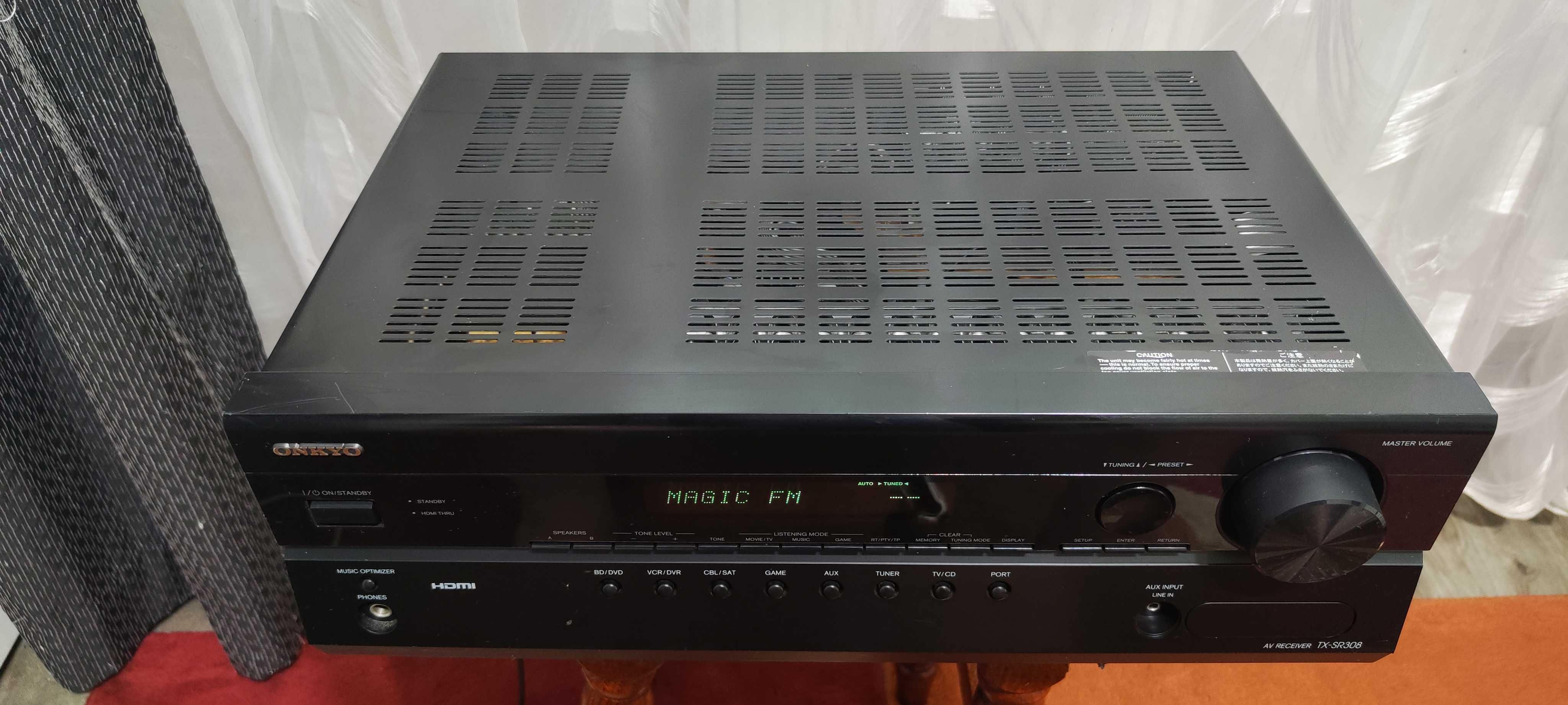 Amplificator Audio Onkyo TX-SR308 Statie Audio Amplituner Audio