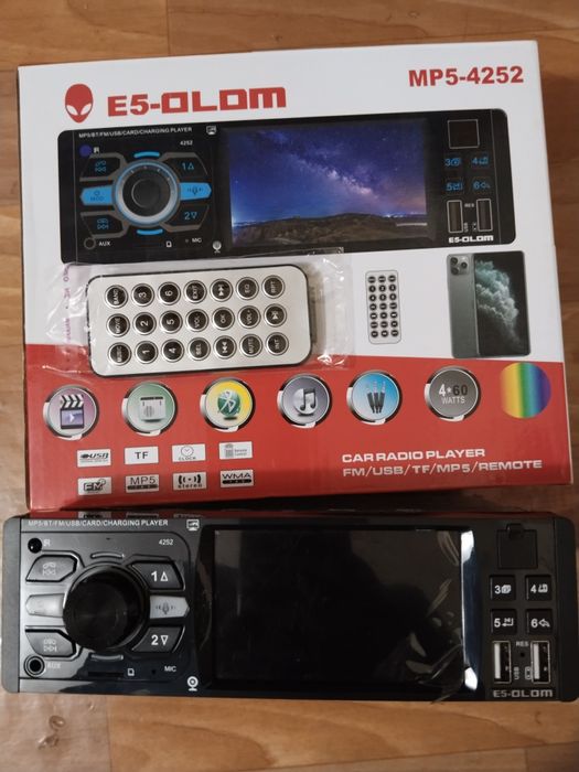 Автомагнитола 5 элемент новая