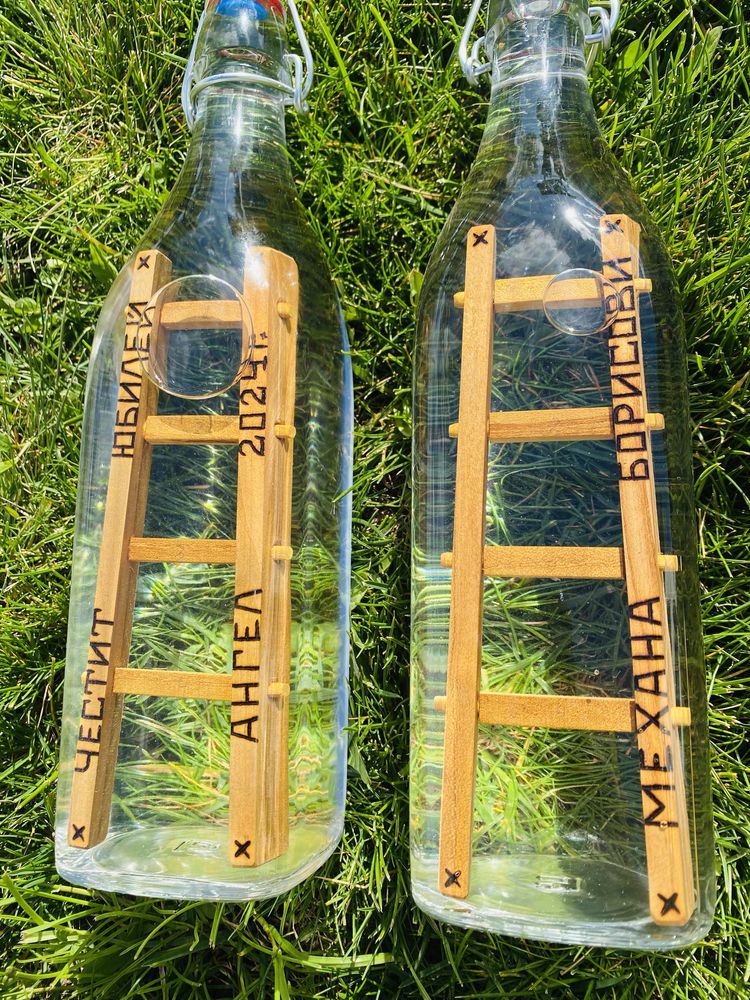 Сувенир фигури рибки в бутилка, стъклени шише, подарък