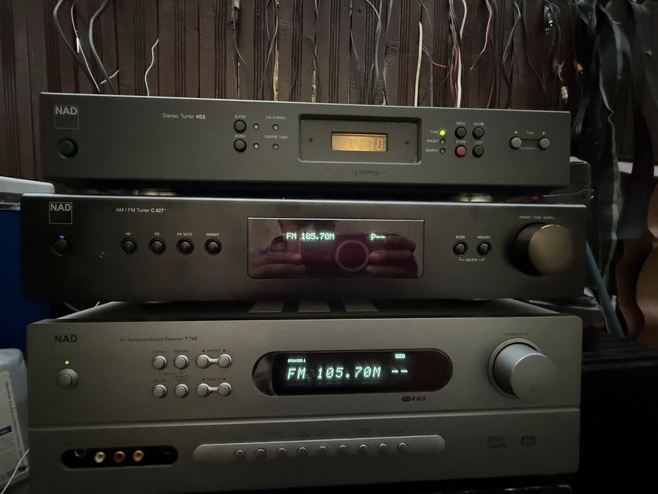 Nad tuner 402 tuner 427 amplificatoaret t743 t754