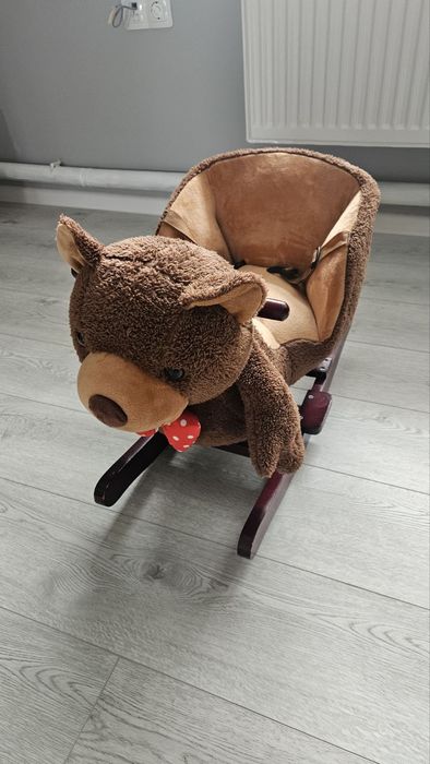 Детска люлка плюшено мече Тони