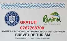 BREVET IN TURISM - [GRATUIT] pentru Agentii, Hoteluri, Pensiuni etc