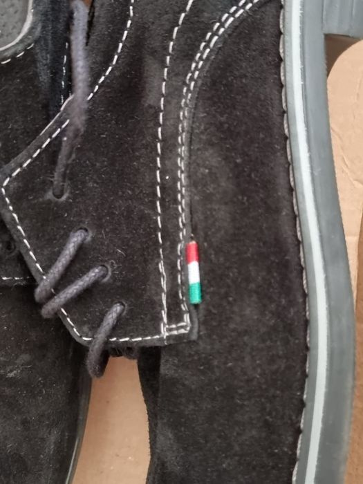 Pantofi băieți piele întoarsă