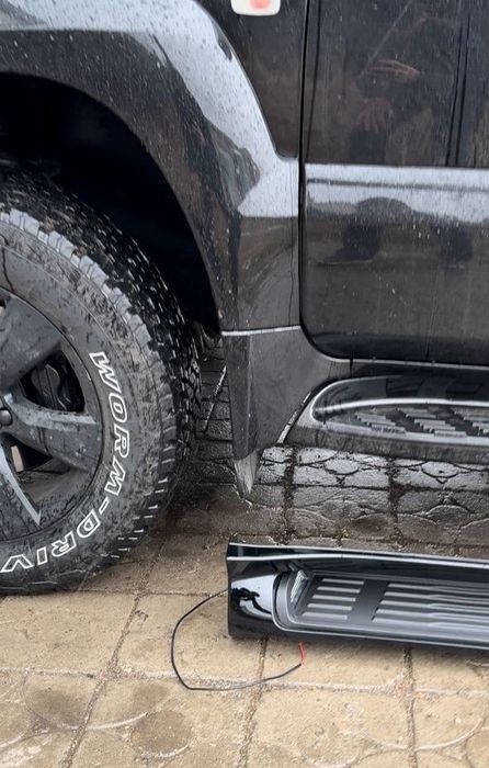 Подножки в стиле gx470 Toyota Prado 120