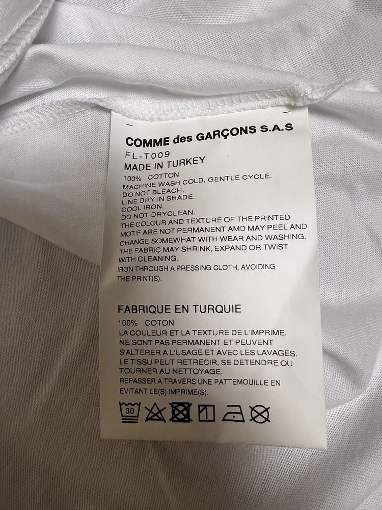 Тениска Lacoste x Comme des Garçons