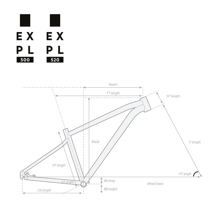 Bicicletă Mtb Expl520 29" - produs resigilat - (SecondHand) Decathlon