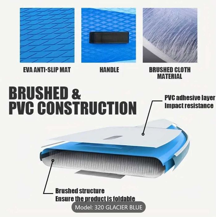 Set placa gonflabila Stand Up Paddle Board - SUP 12.6 - 3.2 m - nou