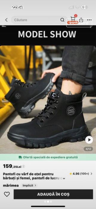 Bocanci safety noi/ 39