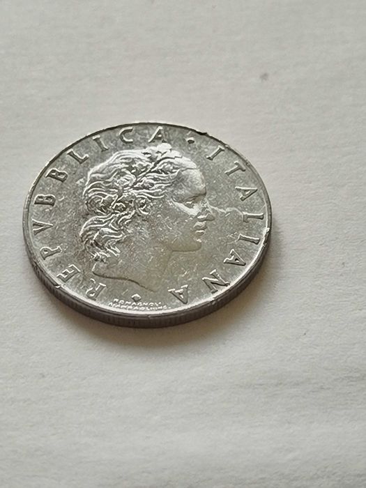 Италиянска монета – 50 Lire 1956 г.