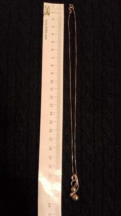 Сребърно колие с перли от YUNO Pearls