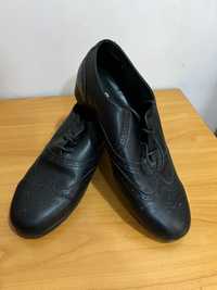 Мъжки обувки за латино танци бели и черни, номер 44