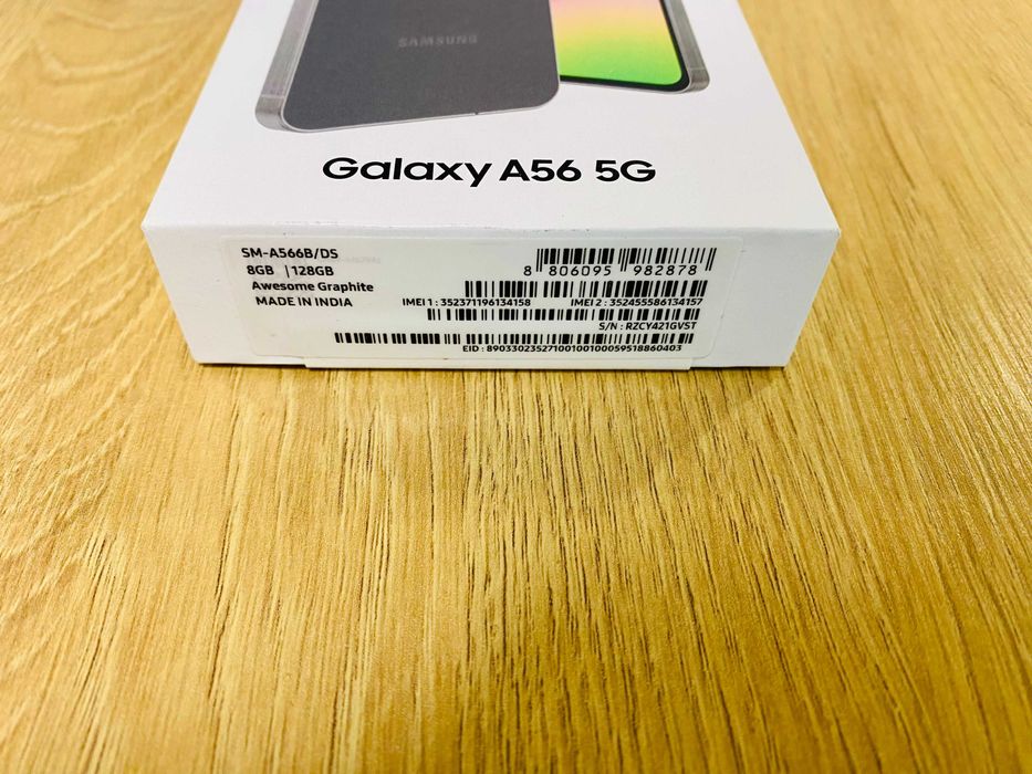НОВ !!! Samsung Galaxy A56, 8GB RAM, 128GB, 5G, Awesome Graphite