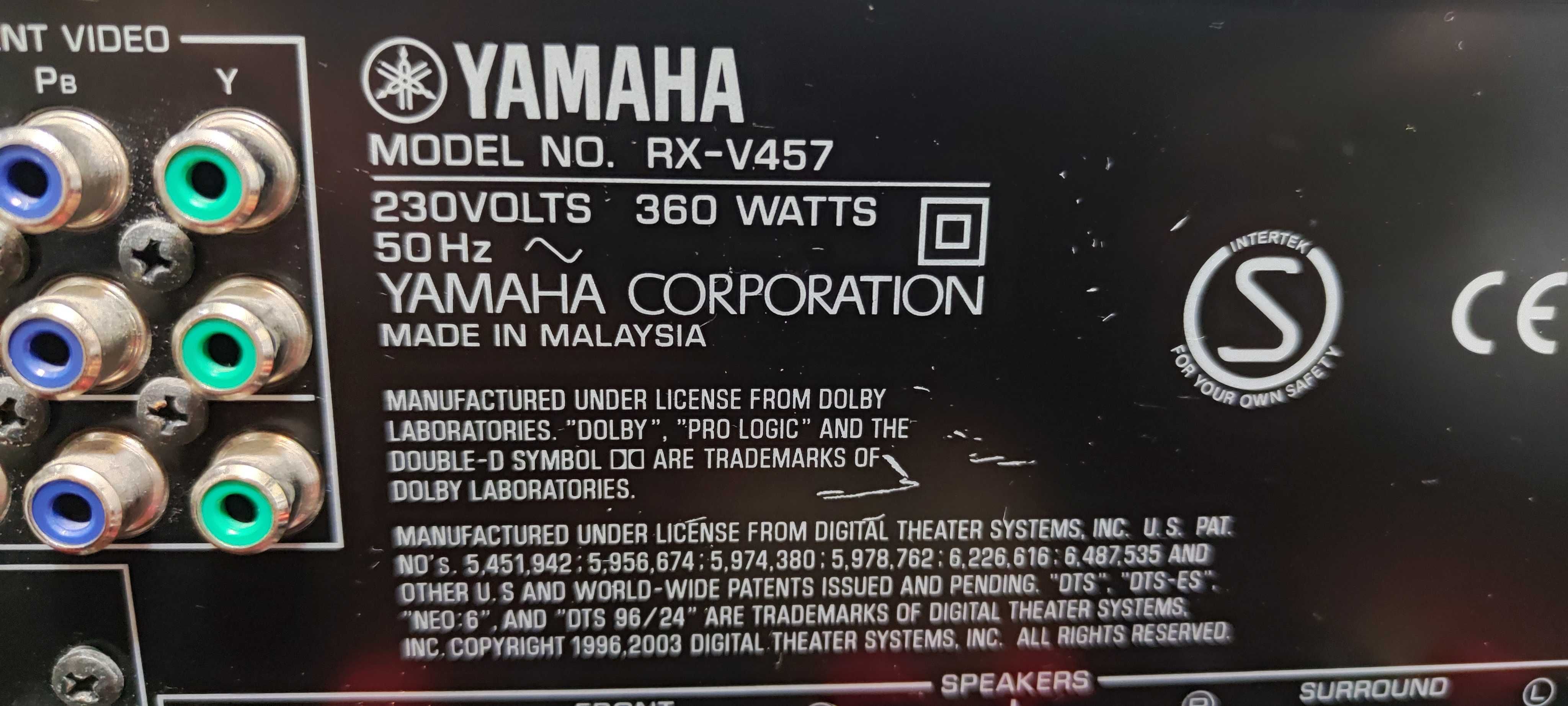 Amplificator Audio Yamaha RX-V457 Statie Audio Amplituner