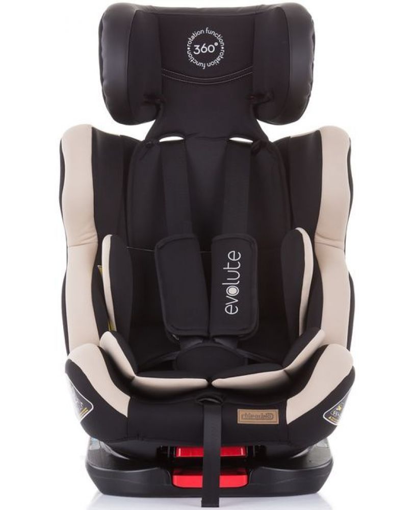 Столче за кола Chipolino - Evolute 360, 0-36 kg, с Isofix, ванилия
