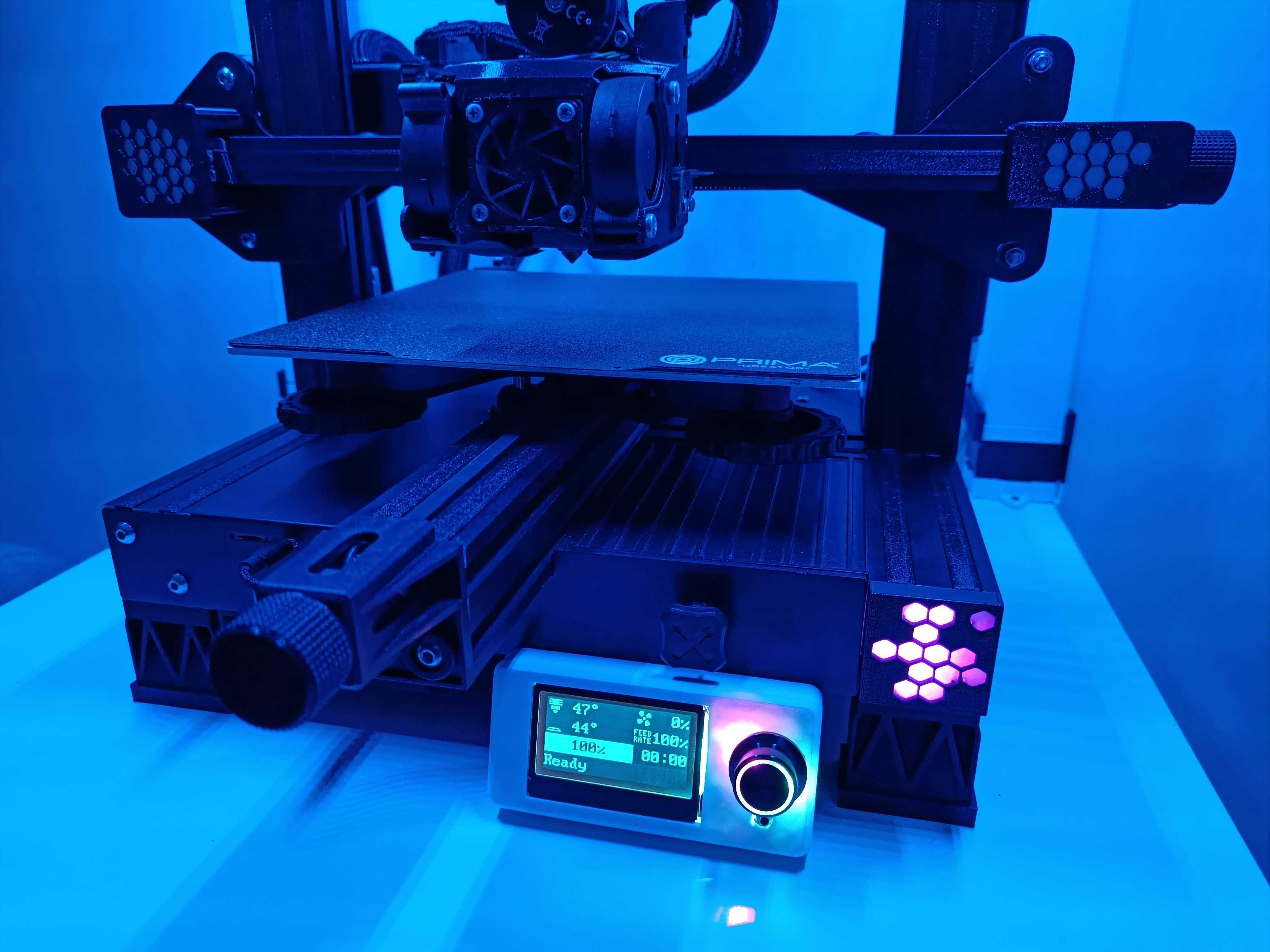 Imprimanta 3d - Ender 3 v2 modificat + piese schimb + filament eryone