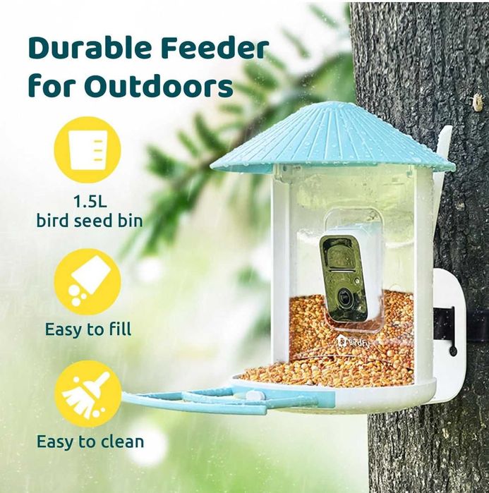 Netvue Bird Feeder / Camera Pasari sigilata