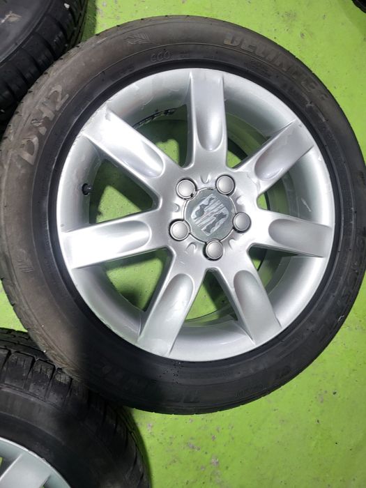 15 5x100 Seat Ibiza Vw Polo Skosa Fabia 195/55/15