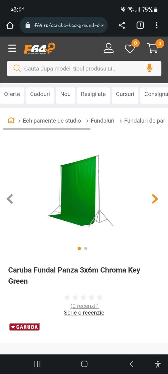 Fundal verde - Panza verde 2.5x3 m