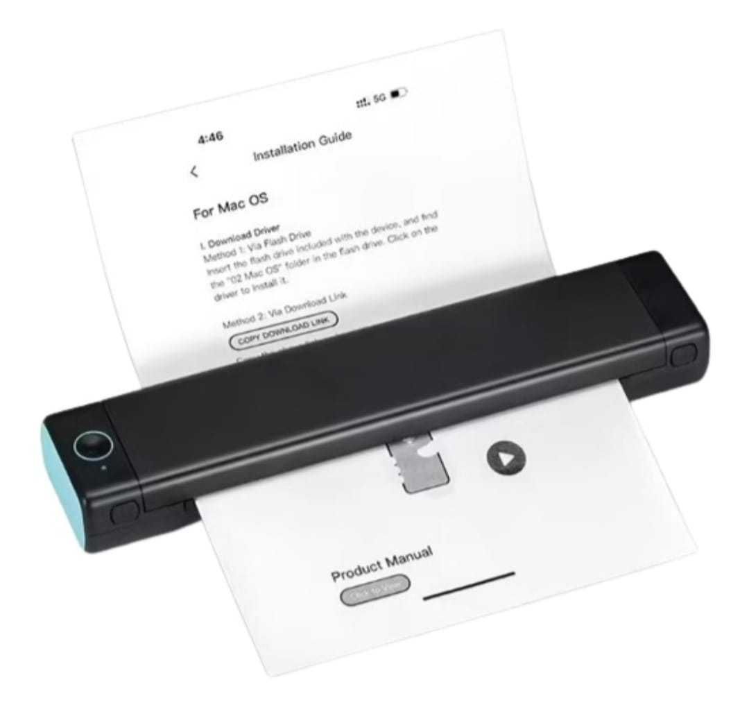 Мини-принтер Phomemo M08F A4 черный