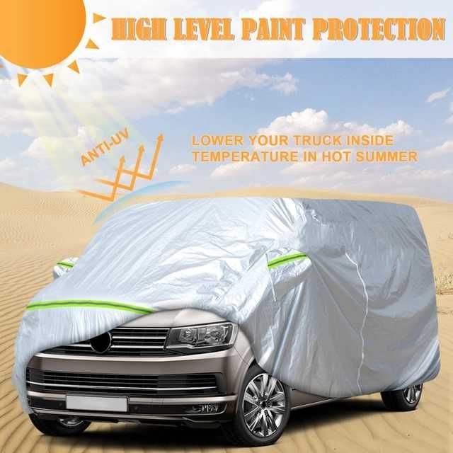 Husă auto impermeabilă VW T5/T6 SWB, cu fermoar, protecție completă