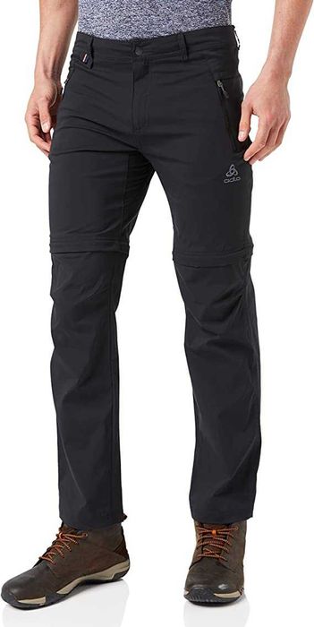 Pantaloni drumetie ODLO Zip off 2 in 1, water resistant, masura M