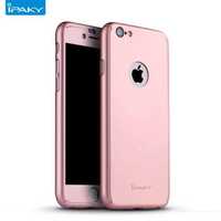 Husa 360º iPaky pentru iPhone 6/6S cu folie de protectie - Rose Gold