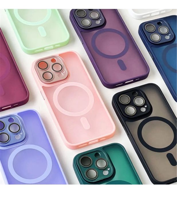 Iphone 11/12/13/14/15/16 PRO MAX PLUS Husa Magsafe Mata Protect Folie