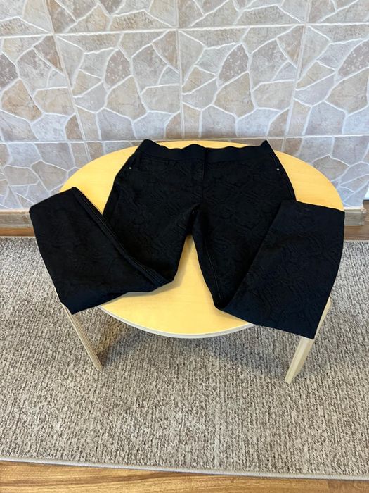 Pantaloni dama elastici negru intens