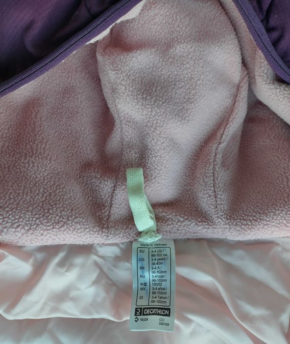 Geaca iarna Quechua X-Warm NH500, 3-4 ani (96-102 cm)